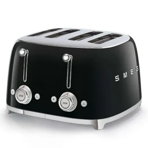 SMEG Grille-Pain Et Toasters<Toaster 4 tranches Années 50 Noir,