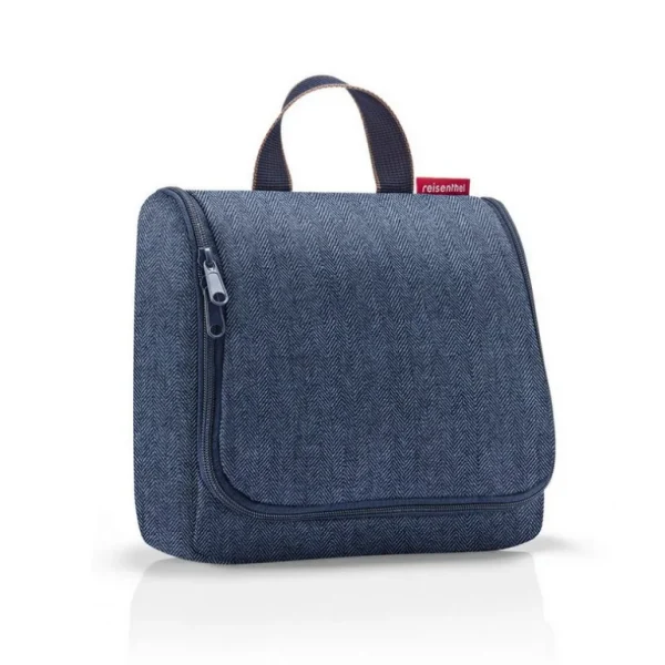 Reisenthel Coin Lavabo<Toiletbag Herringbone Dark Blue,