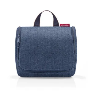 Reisenthel Coin Lavabo<Toiletbag Herringbone Dark Blue,