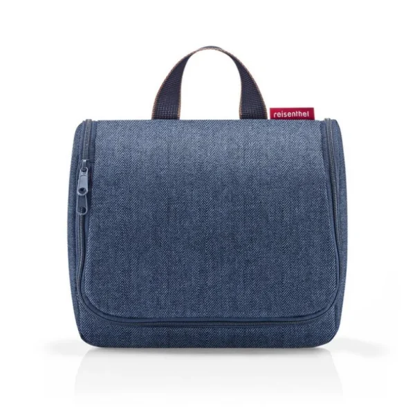 Reisenthel Coin Lavabo<Toiletbag Herringbone Dark Blue,