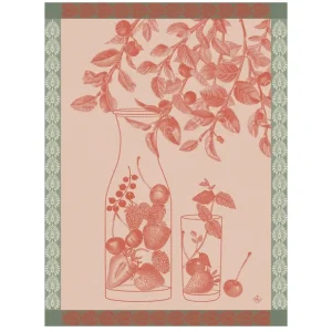 LE JACQUARD Français Torchons<Torchon Eaux de Fruits Rouges Cerise,