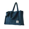 Sylvie Thiriez Les Accessoires<Tote bag polaire Bleu Pétrole,