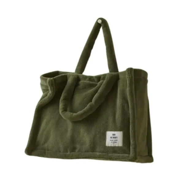 Sylvie Thiriez Les Accessoires<Tote bag polaire Kaki,