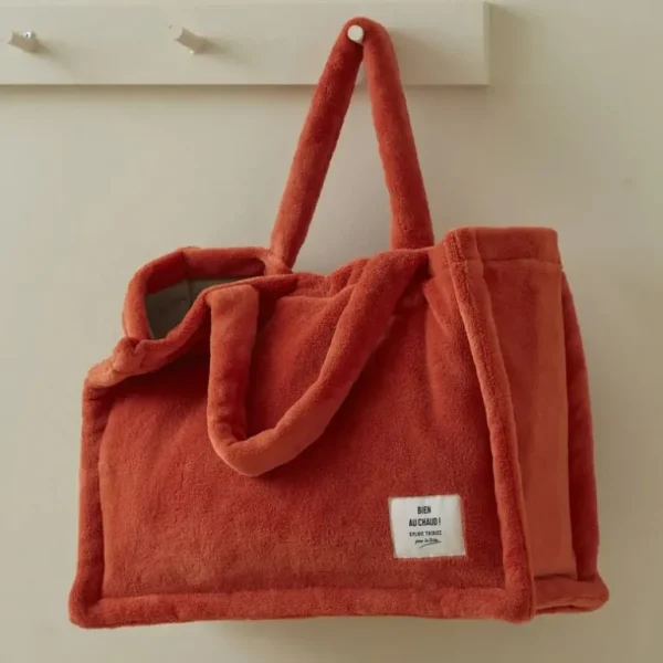 Sylvie Thiriez Les Accessoires<Tote bag polaire Orange Bruni,