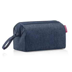 Reisenthel Coin Lavabo<Trousse de toilette Travelcosmetic Herringbone Dark Blue,