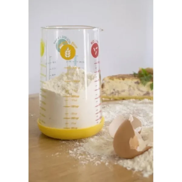 PEBBLY Balances De Cuisine | Verres Mesureurs<Verre mesureur jaune 0.5L,